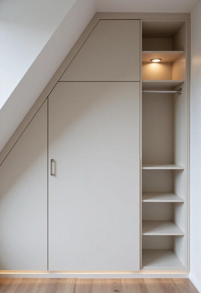 Dressing sur mesure sous pente